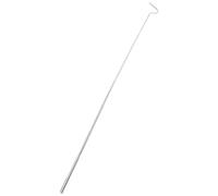 Kisangel Crochet Télescopique pour Serpent Acier Inoxydable Outil Rétractable de Capture Sécurisée pour Reptiles pour Attraper Serpents sans Danger