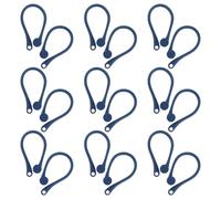 Kisangel Crochets d'oreilles Antidérapants Bleus pour Écouteurs Sport 20 Paires, Clips Sécurisés Compatibles avec Écouteurs sans Fil, Accessoires Running et Fitness pour Maintien