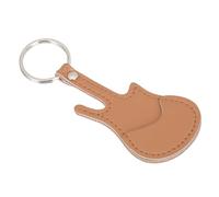 Kisangel De Médiators Conteneur De Médiators De Guitare Titulaire Cas Accessoires De Voyage Prendre Pletrecles Sélectionne Organisateur De Stockage De Plectre Porte Médiator Cuir Brown