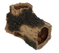 Kisangel Décoration Aquarium Forme De Racine Grotte Décorative Résine pour Aquarium Tronc Arbre Imitation Bûche Cachette Forme De Souche pour Poissons Crevettes Et Tortues