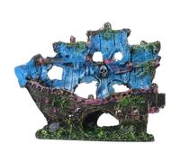Kisangel Décoration De Paysage pour Aquarium Ornement De Bateau Naufragé pour Aquarium Et Décoration Intérieure Design Créatif Ajout Unique à Votre Espace Aquatique