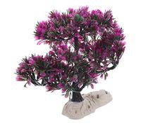 Kisangel décoration de Plantes artificielles haleter hydraulique Stores perlés Gel Trousse Décoration Aquarium Bonsai décors de Plantes d'aquarium Petites décorations d'aquarium Plastique