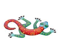 Kisangel Décoration Murale Gecko Métal Statuette De Gecko Suspensions Murales Artisanales