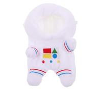 Kisangel Déguisement Astronaute pour Poupées Combinaison Espace Réutilisable pour Peluches Costume Doux et Stable pour Jeux Imagination Garçon Fille