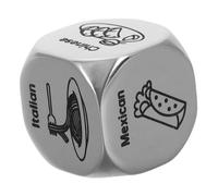 Kisangel Dés de Décision Alimentaire Interactifs pour Couples Jeux Rapide pour Soirées et Dîners Romantiques