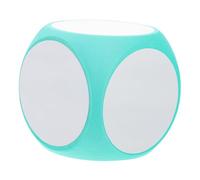 Kisangel Dés Effaçables Mousse Dés Vierges DIY pour Éducation et Jeux Accessoires Idéaux pour Activités Classe et Fêtes Coloris Bleu Lacustre