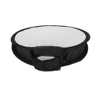 Kisangel Diffuseur de Lumière Douce Pliable pour Flash d'Appareil Photo Rond 30 CM Noir et Blanc Softbox Portable Compatible pour Photographie Studio et Reportage Modificateur