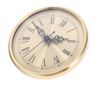 Kisangel DIY Silent Clock Insert Metal Frame With Roman Numerals Quartz Clock Mechanism No Battery Included