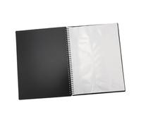 Kisangel Dossier de Partitions Noir avec Inserts Multicouches pour Piano Violon Guitare et Orchestre Organisateur Portable pour Musiciens Pages Faces