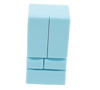 Kisangel Double Porte Bleu pour Maison de Poupée Décor Cuisine Réaliste Éducatif Imagination