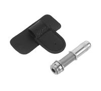 Kisangel Douille Jack Guitare 6,35 MM avec Manchon en Polyuréthane et Tube Aluminium 30 MM, Prise Stéréo Filetée, Protection Embout Sangle, Accessoires Compatibles Guitares Acoustiques et