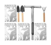 Kisangel Échantillonneur de Sol en Acier Inoxydable Tête de Prélèvement Tranchante et Poignée Antidérapante pour Jardinage et Analyse Précise du Sol