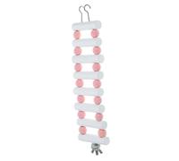 Kisangel Échelle Suspendue pour Hamster Escalade pour Petits Animaux Balançoire Durable Accessoire de Cage pour Rat et Hamster Plateforme de Jeu Sûre et Facile à