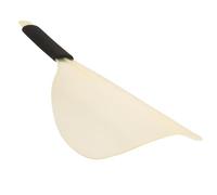 Kisangel Écran Facial en Plastique Jaune pour Salon de Coiffure, Protection Visage la Laque, Accessoire Coiffure Léger et Pratique pour Coupe de Cheveux, Usage Professionnel et Sécuritaire