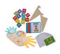 Kisangel Éducatif Mathématiques Préscolaire Bois Cadre de Comptage avec Animaux Colorés Apprentissage des Additions Soustractions et Reconnaissance des Couleurs pour Garçon Fille et