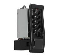 Kisangel Égaliseur Micro pour Guitare Acoustique Classique Contrôle Précis du Son, Facile à Retirer, en Abs Électronique, Accessoire Prise Audio 6,35 Mm