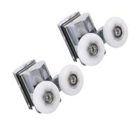 Kisangel Ensemble De 2 Roulettes Pour Porte De Coulissante Pièces De Quincaillerie Pour Porte De Assemblage De Roulettes Poulie De Salle