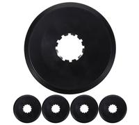 Kisangel Ensemble de 5 Protections pour pignon, Protection en Plastique Durable, de Roue Noire pour VTT et vélos de Route, pièce détachée pour vélo