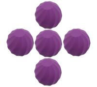 Kisangel Étui à rouge à lèvres 5 pièces pot de gloss plastique format voyage pour à lèvres DIY directement rempli