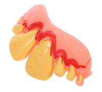 Kisangel Fausse Dent Halloween Réaliste Prothèses Dentaires Cosplay pour Fête Déguisement Effrayant Accessoire Réutilisable pour Thématiques et Halloween