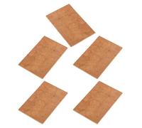 Kisangel Feuilles pour Ténor Kit de Remplacement 5 Pièces 6,6 X 4,3 Cm en Naturel, Accessoires pour Réparation Bocal, Amélioration Étanchéité et Son pour Instruments à Vent