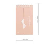 Kisangel Fiche de vocabulaire 4Pcs Papier Portable pour Étudiants, Adapté pour Usage Scolaire et Création de Flashcards Couleur Aléatoire