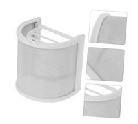 Kisangel Filtre Anti-pop Micro U Métal pour Micro Portable Pare-brise Protection Salive Couvre-vent Blanc