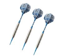 Kisangel Fléchettes Électroniques 21 G Lot de 3 Set de Broches Souples Accessoires pour Jeu de Fléchettes avec Étui de Rangement Bleu et Argenté Précision Professionnelle pour Loisirs