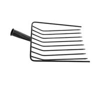 Kisangel Fourche de Jardin Acier Robuste pour Entretien Jardin et Gazon Outil Polyvalent pour Désherbage Dents pour Efficacité Accrue Travaux Agricoles