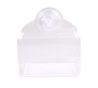 Kisangel Gamelle Ventouse en Plastique Solide Facile à Laver et Gain de Place Compatible Scorpion et Vert pour Reptiles pour Terrariums en Verre et Boîtes en Acrylique