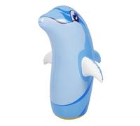 Kisangel Gonflable Dauphin PVC pour Piscine et Extérieur Décor Coloré et Résistant Jeu Aquatique Amusant pour Âges Variés