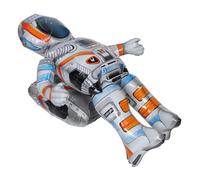 Kisangel Grand Ballon Astronaute Gonflable pour Fête Anniversaire Décorations Thème Spatial Facile à Gonfler Design Unique et Matériau Foil pour Célébrations Spatiales