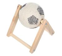 Kisangel Grattoir pour Chat Sphérique Sisal Naturel pour Protéger Meubles Adapté Aux et Autres Animaux