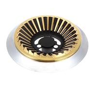 Kisangel Grille de Brûleur à Gaz Facile à Nettoyer en Acier Inoxydable, Couvercle de Poêle Cuisine, Répartition Uniforme Chaleur