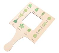 Kisangel Guide d'Identification Nature en Bois Naturel Grand Format 05 CM d'Épaisseur Outil Éducatif pour Garçon et Filles Visionneuse d'Observation Extérieure pour Jardin et Jeux de