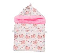 Kisangel Hamac pour Furet Et Cochon d'Inde Cocon Suspendu en Fausse Fourrure Épaisse Blanc Petite Taille Lit Chaud pour Cage Petit Animal Domestique