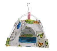 Kisangel Hamac Suspendu pour Oiseaux Toile Tente De Couchage Confortable pour Perroquets Et Petits Animaux pour Le Stress Et Offrir Un Refuge Securisant s avec Design