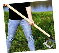 Kisangel Houe de Jardin Creuse Lourde Robuste pour Désherbage et Ameublissement Outil de Jardinage et Accessoire pour Jardinier