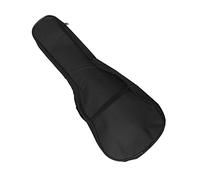 Kisangel Housse De Guitare Acoustique Folk Housse à Double Bandoulière Étui pour Instruments à Cordes Noir Éponge Anti-Eau