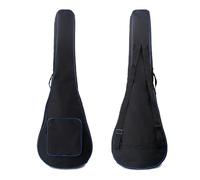 Kisangel Housse de Guitare et Étui à Ukulélé en Tissu Oxford 600d, Taille M150, avec Poignée Latérale, Paquet de Transport pour Guitare Box et Ukulélé Soprano, Protection Intégrale
