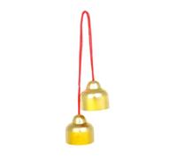 Kisangel Instrument de Percussion Métallique pour Garçon Fille Cloche Cuivre Doré Musical Rythmique Accessoire Déveil Musical pour Apprentissage Rythme