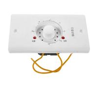 Kisangel Interrupteur Thermostatique de Chauffage 800w Variateur de Vitesse Rhéostat pour Ventilateur de Cheminée Électrique, Commande Marche/arrêt, Régulation Précise Température