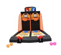 Kisangel Jeu de Basketball Miniature à Tirage de Doigt pour Garçon Fille Jeu de Bureau Interactif à Deux Améliorez la Coordination Créativité Sportif Parfait pour Activités Parent Garçon