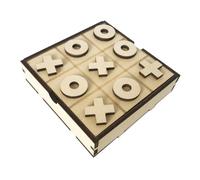 Kisangel Jeu de Société Bois Coffret Jeu de Familial pour Garçon Fille Ans Éducatif Rangement Sécurisé par Glissière Intérieur Compact