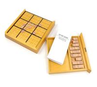 Kisangel Jeu de Sudoku Bois pour Adultes Puzzles Éducatifs de Raisonnement Jeu de Société Numérique à Outil Créatif pour Développer Imagination Créativité