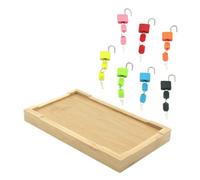 Kisangel Jeu Éducatif Montessori Sensoriel avec Serrures Colorées et Plateau pour Développement Motricité Fine Garçon Fille Autiste Garçon Fille