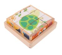 Kisangel Jigsaw Toy Bois Éducatif pour Garçon Fille Puzzle Multidimensionnel avec Colorées Bois Sûr pour Apprentissage Précoce pour Développer la Cognition et