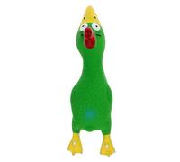 Kisangel Jouet Couineur Latex pour Petit Chien Forme De Poulet Jouet Interactif pour Chiot Nettoie Les Dents