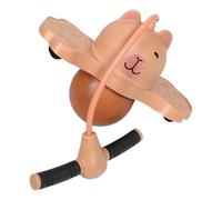 Kisangel Jouet Sauteur pour Enfants : Balle rebondissante avec Un Joli Motif de Capybara - Améliore l'équilibre et la Coordination - Balle sauteuse avec poignée texturée et pédale