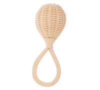 Kisangel Jouets à Main-rock Cloches à Main Enfants Clochette De Cloche à Main Pour Bébé Hochet à Main Pour Enfant Cloche à Main Pour Bébé Hochet Mignon Rotin Beige